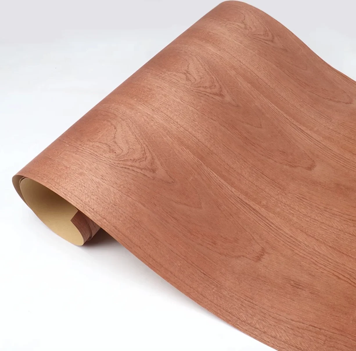 

L:2.5Meters Width:58cm T:0.25mm Natural Saberian Pattern Patchwork Wood Veneer (Back with Kraft Paper)