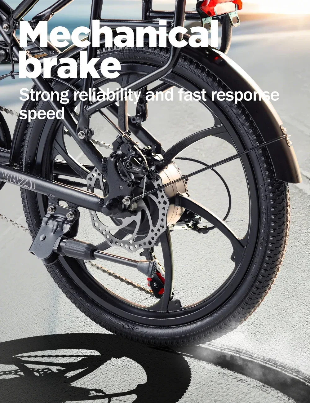 Randrid YA20 Electric bike 20 inch 350W 48V 12.8AH Folding Bike Lithium Battery Electric bike for adult S2fd2db5ebad248b28ca46f23612a5fa2a