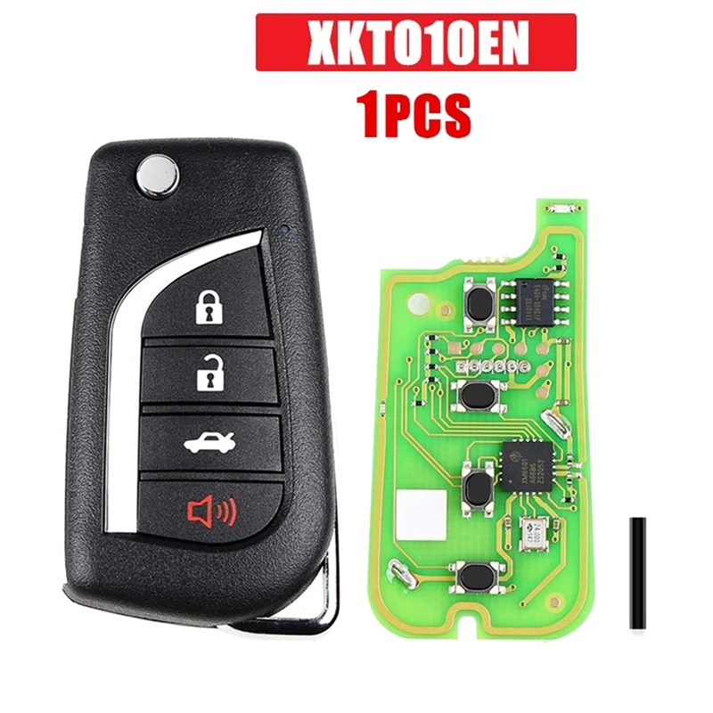 

Проводной пульт дистанционного управления для Xhorse XKTO10EN для Toyota Flip 4 кнопочный стиль для VVDI Key Tool