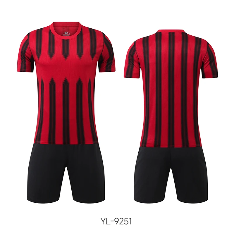 Children's Breathable Soccer Jersey and Training Tracksuit Set