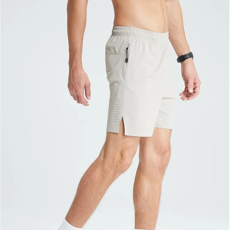 Men Basketball Shorts Quick Dry Ice Silk Breathable Fitness Running Sports Five-Quarter Pants Summer American Style