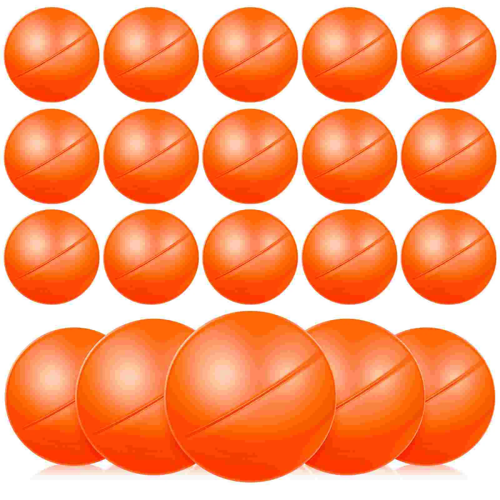 Lottery Balls Raffle Bingo Plastic Hollow Party Activity Openable Ball Props Supplies Orange plastic lottery balls