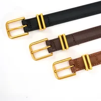 Customized Women's Fashionable Casual Leather Belt Vintage Top Layer Cowhide Versatile Accessory for Jeans Stylish Thin Belt