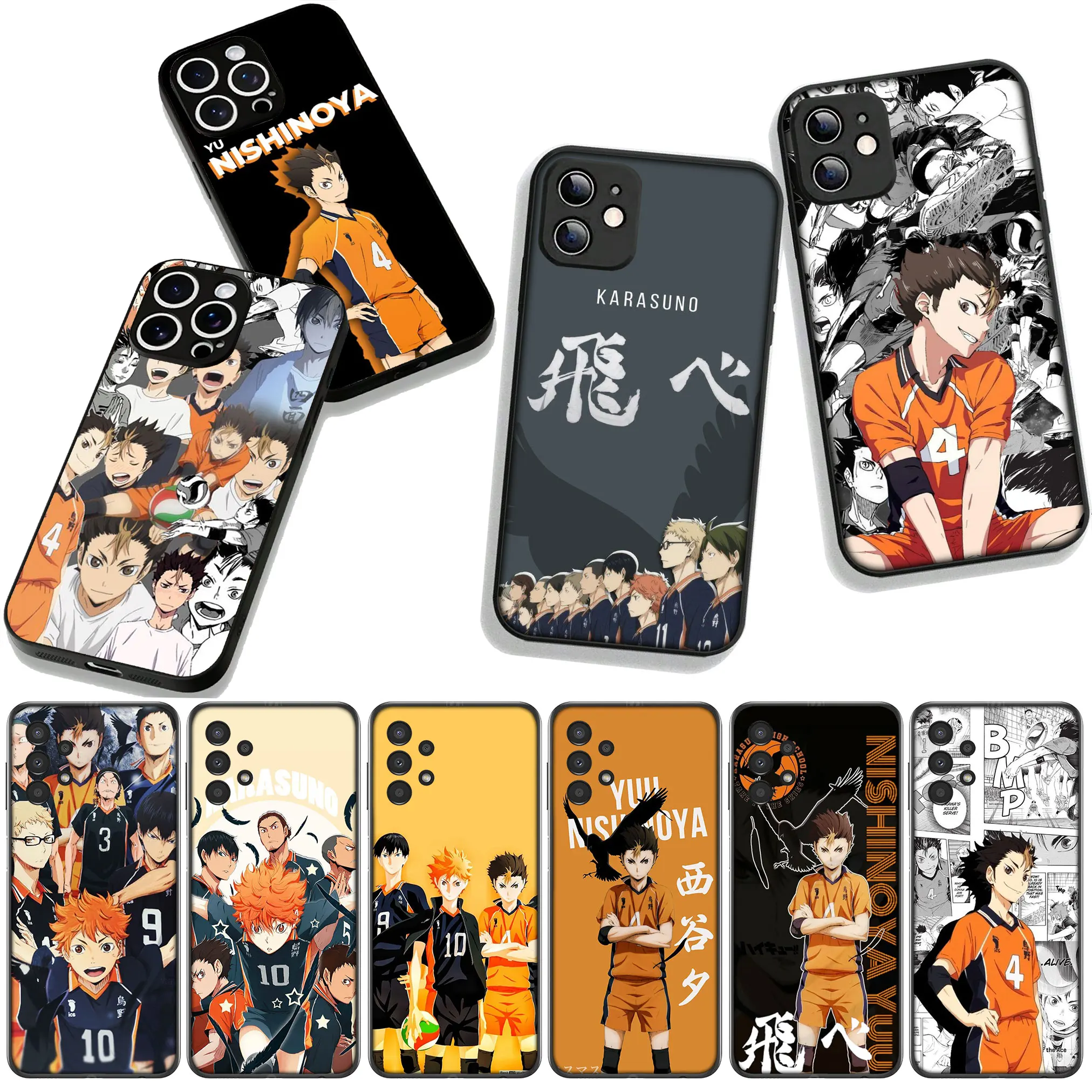 Karasuno Haikyuus Yu Nishinoya Yuu Protective Phone Case