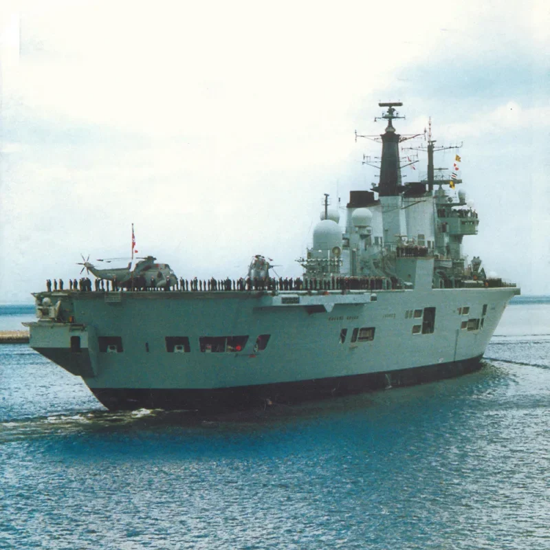 1 400 Paper Model British Aircraft Carrier Invincible