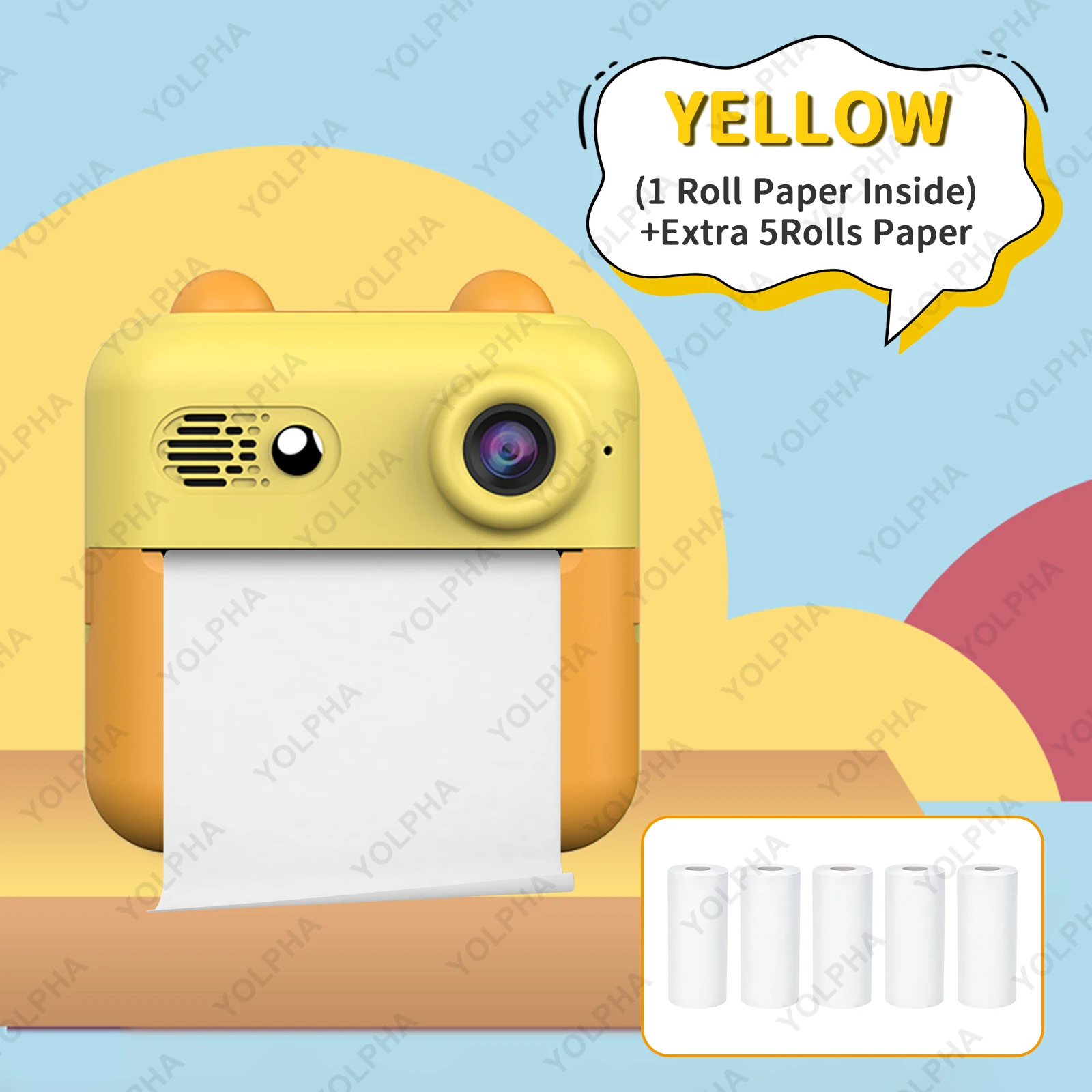 Yellow 6Rolls Paper