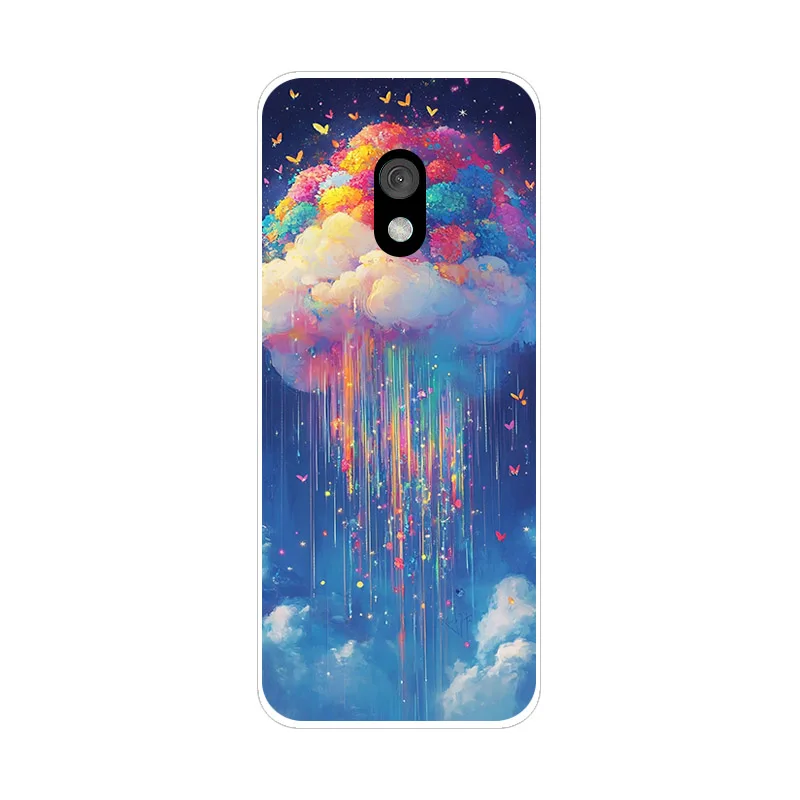 Transparent Soft Silicone Shockproof Cover with Super Cute Painting Design