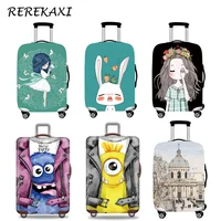 Suitcase Luggage Cover 18-32 Inch Trolley Baggage Elastic Protection Cover Trunk Dust Protective Case Covers Travel Accessories 1