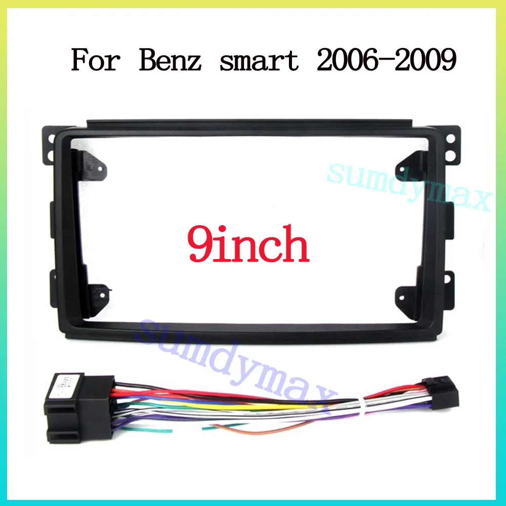 

9-дюймовый android автомобильный радиоприемник, набор адаптеров, панель Fascia Для Benz smart 2006-2009, android Автомобильная магнитола, магнитола, провод