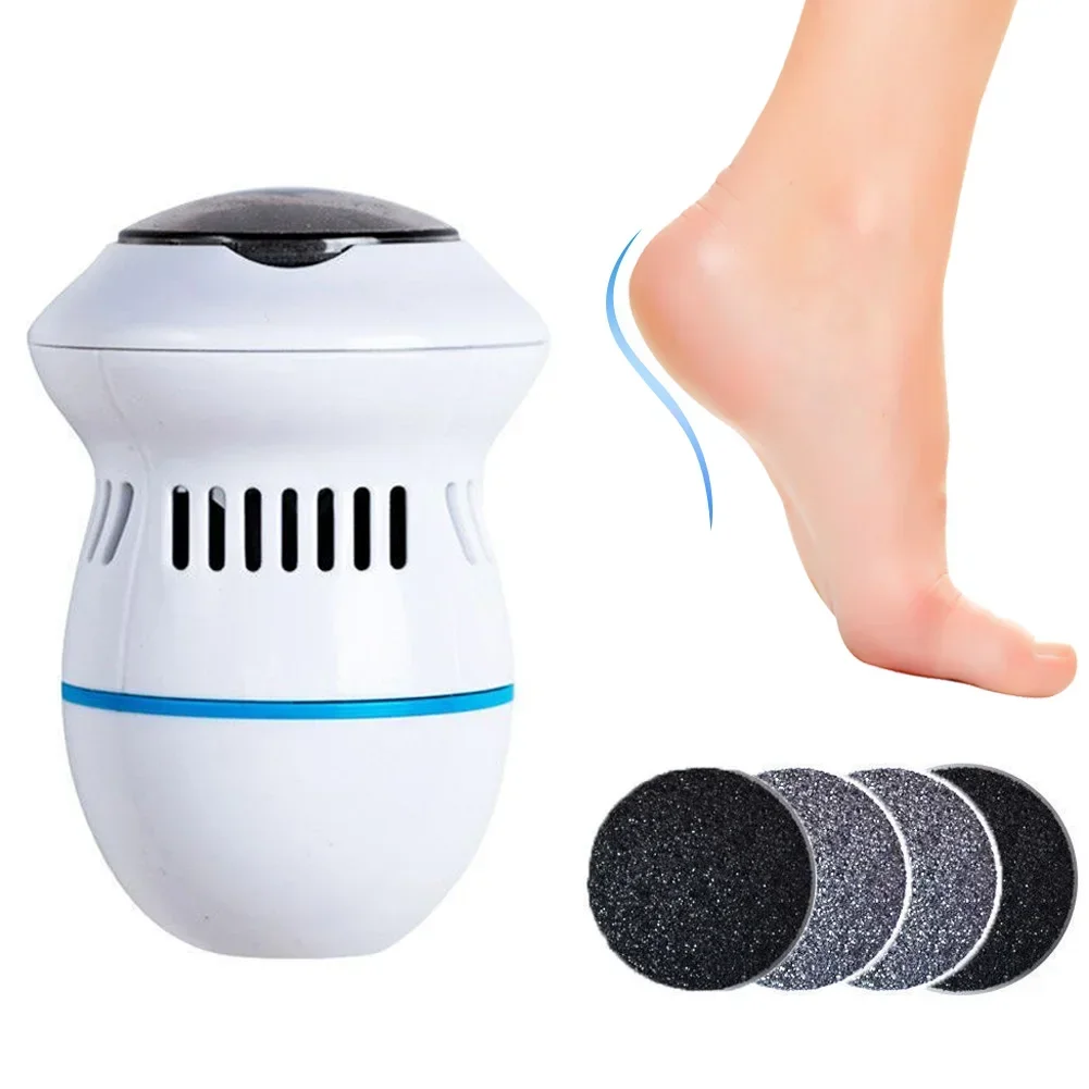 Electric Foot File Grinder Dead Skin Callus Remover for Foot Pedicure Tools Feet Care for Hard Cracked Files Clean Tools