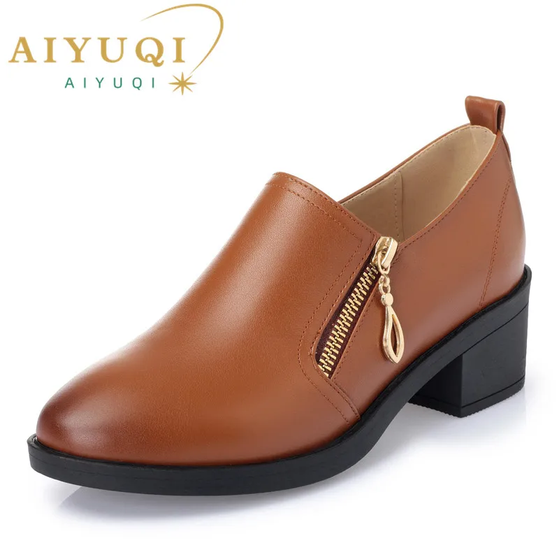 

Shoes women 2024 autumn new genuine leather women shoes plus size 35 43 ladies shoes fashion business dress women shoes