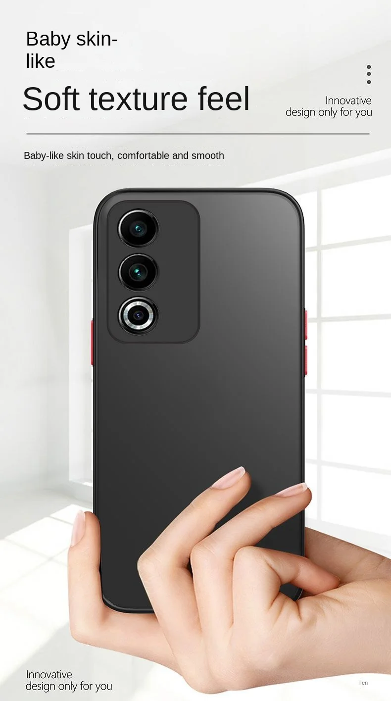 Hard PC Transparent Matte Magnetic Protective Back Cover Full Phone Shell Housing