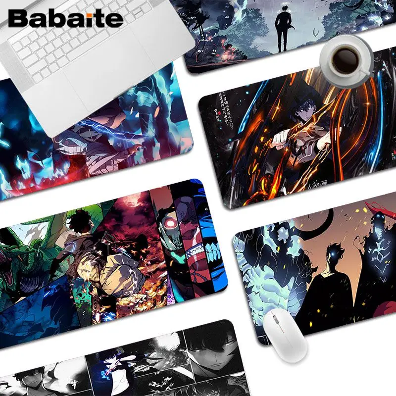 

Anime Solo Leveling Mousepad Large XXL Keyboard Mat Table Mat Students Gamer Desktop Mousepad Gaming Pad for Teen Girls Bedroom