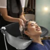 Mobile Hair Wash Basin Height Adjustable For Salon Spa Portable Shampoo Basin with 2 Water Buckets 3