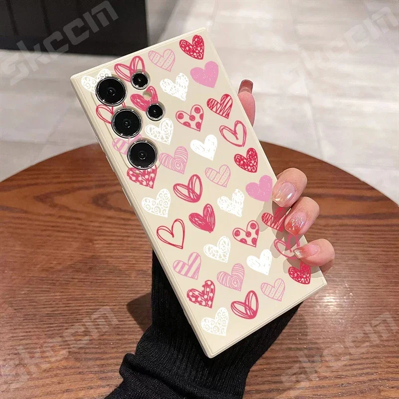 Vibrant Love Heart Design Phone Case - Happy Edition