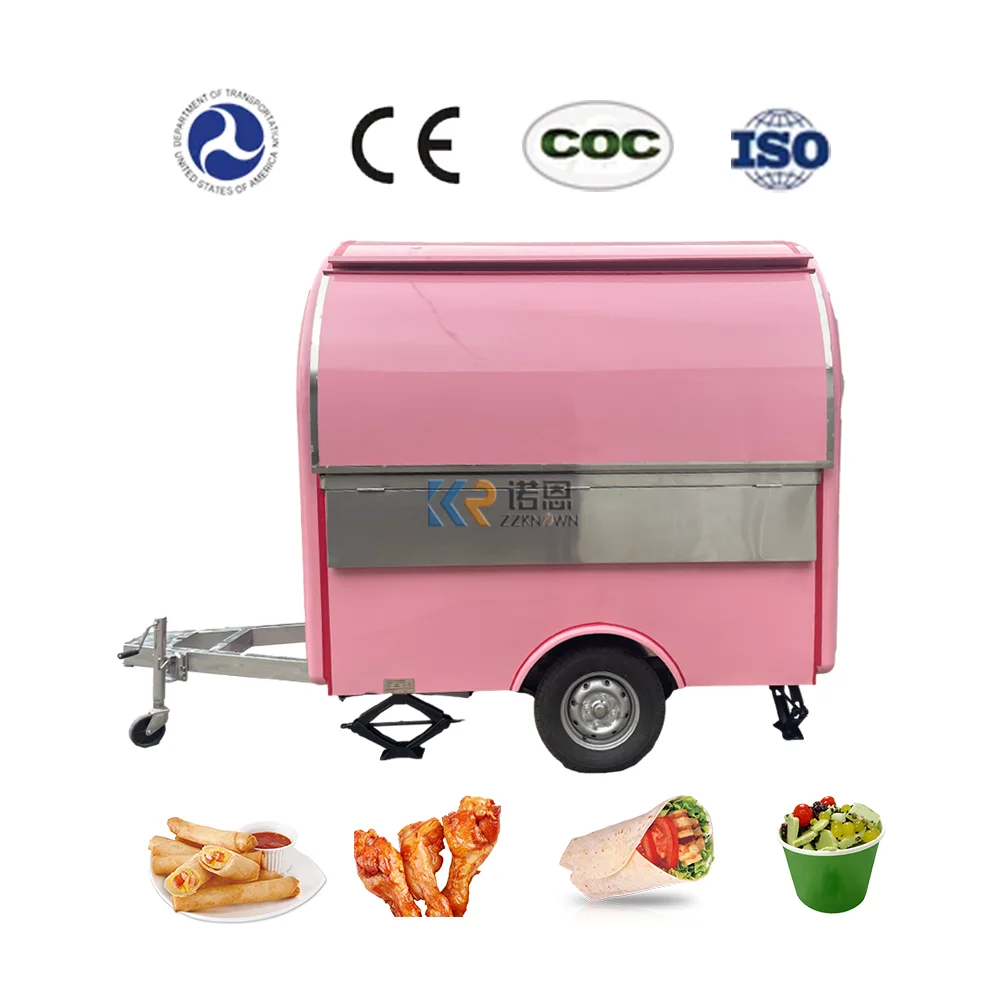 

Mobile Food Cart For Sale Street Vending Food Cart Food Trucks Various Color Can Be Customized