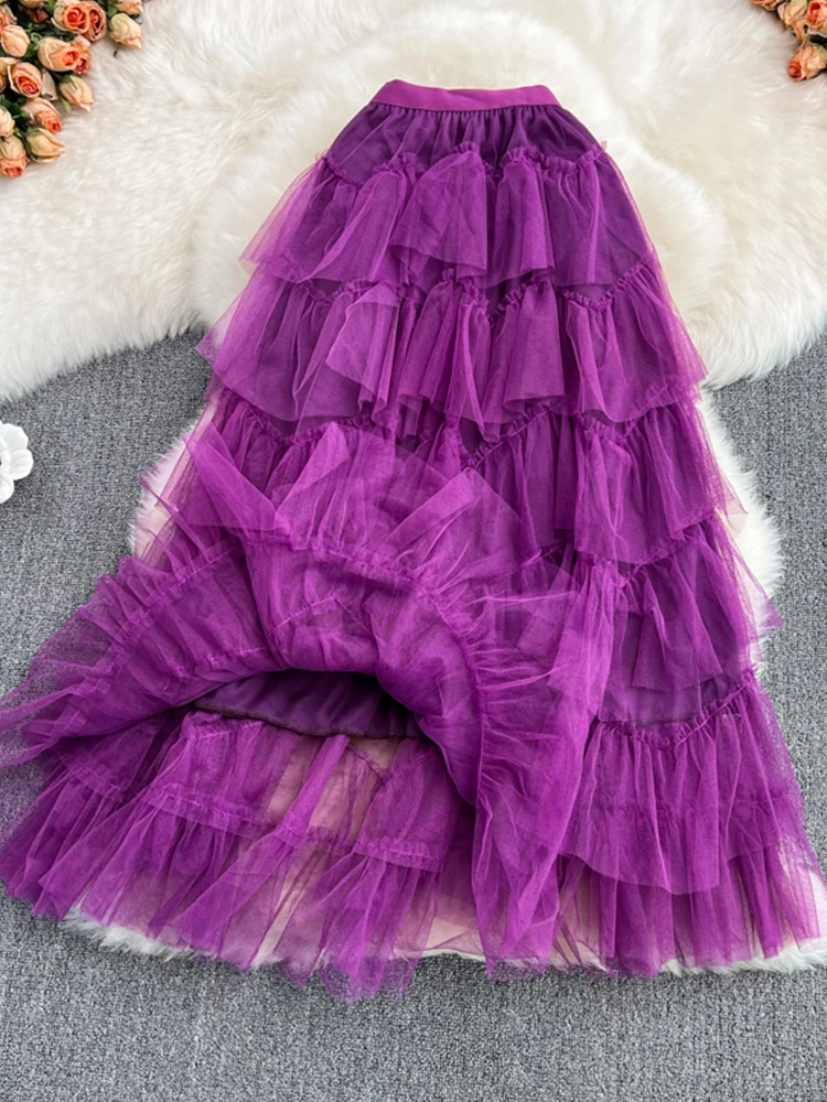 【FUNFROMFUN】Mesh Tiered Skirt ★韓国人気★ 追跡付 Amazon.com: RoseSeek Women's Smocked Ruffle Trim Ruched Y2K