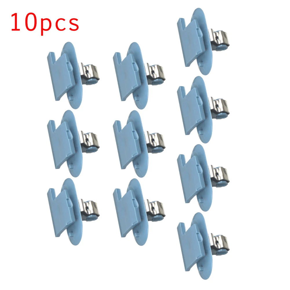 

10Pcs Plastic Clips Blue Fit For Vauxhall For Opel Tailgate Guide Pillar Trim Clip Car Truck Exterior Moulding Parts Accessories