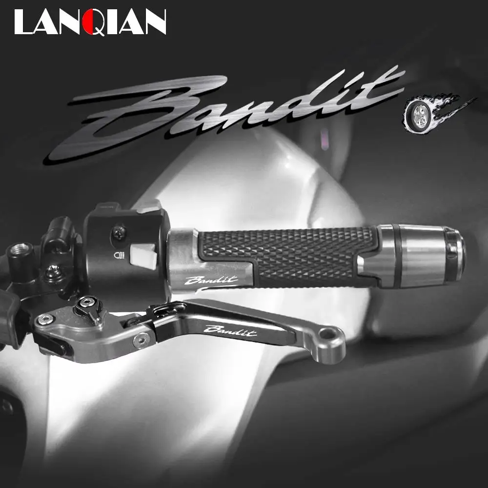 

Motorcycle Brake Clutch Levers Handlebar Hand Grips ends For Suzuki GSF 1200 BANDIT 96-00 GSF 600 S BANDIT 95-04 GSF250 BANDIT