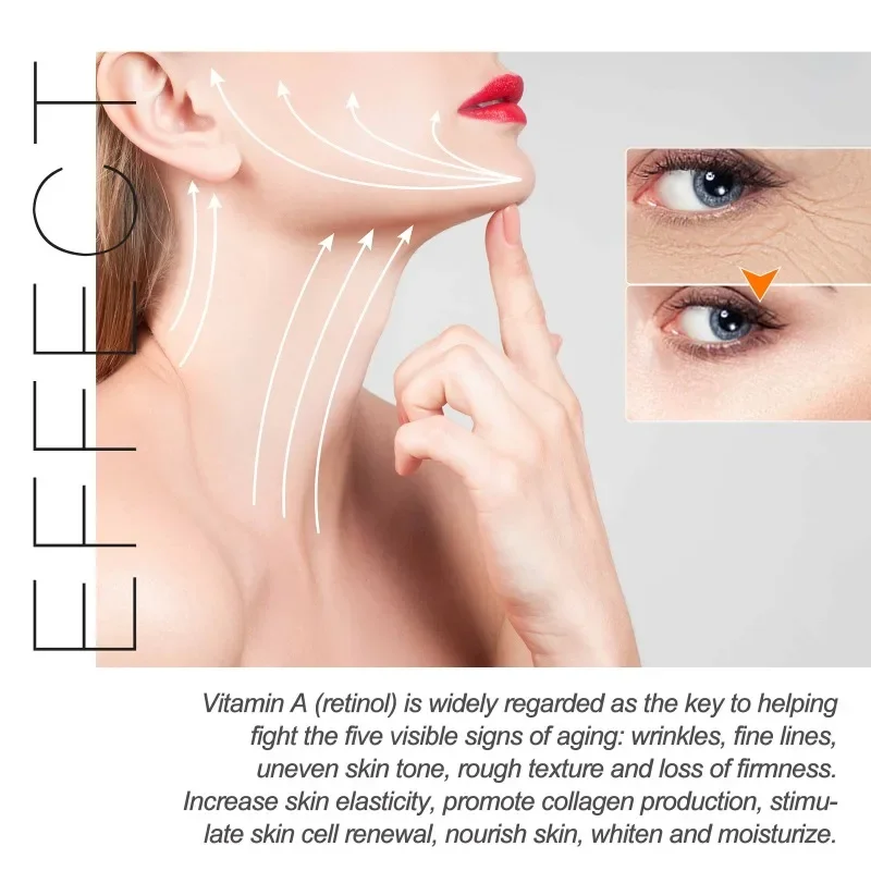 Retinol Moisturizing Cream Lightening Fine Lines Dark Circles Moisturizing Tightening Pores Anti-aging Skin Care
