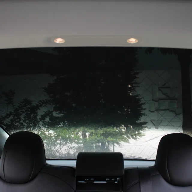 2023 Tesla Model3 Napfényes Autó Nap Visor Hátsó Első Napsütéses Árnyék A 3 -Hoz Kiegészítők - Image 2