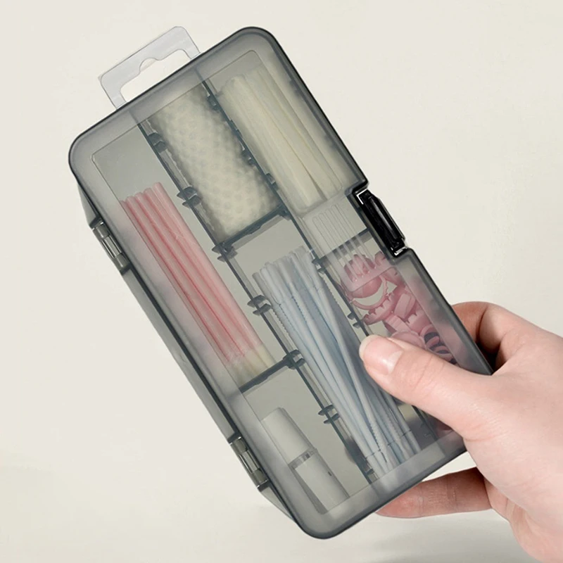 휴대용 플라스틱 가짜 속눈썹 상자 빈 속눈썹 홀더 케이스 컨테이너 보관 정리함 전문 메이크업 도구 속눈썹 용품