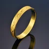 8 Style Punk Classic Geometric Round Open Bangles for Women Gold Color Heavy Metal Cuff Bracelet Fashion Party Wedding Jewelry 4