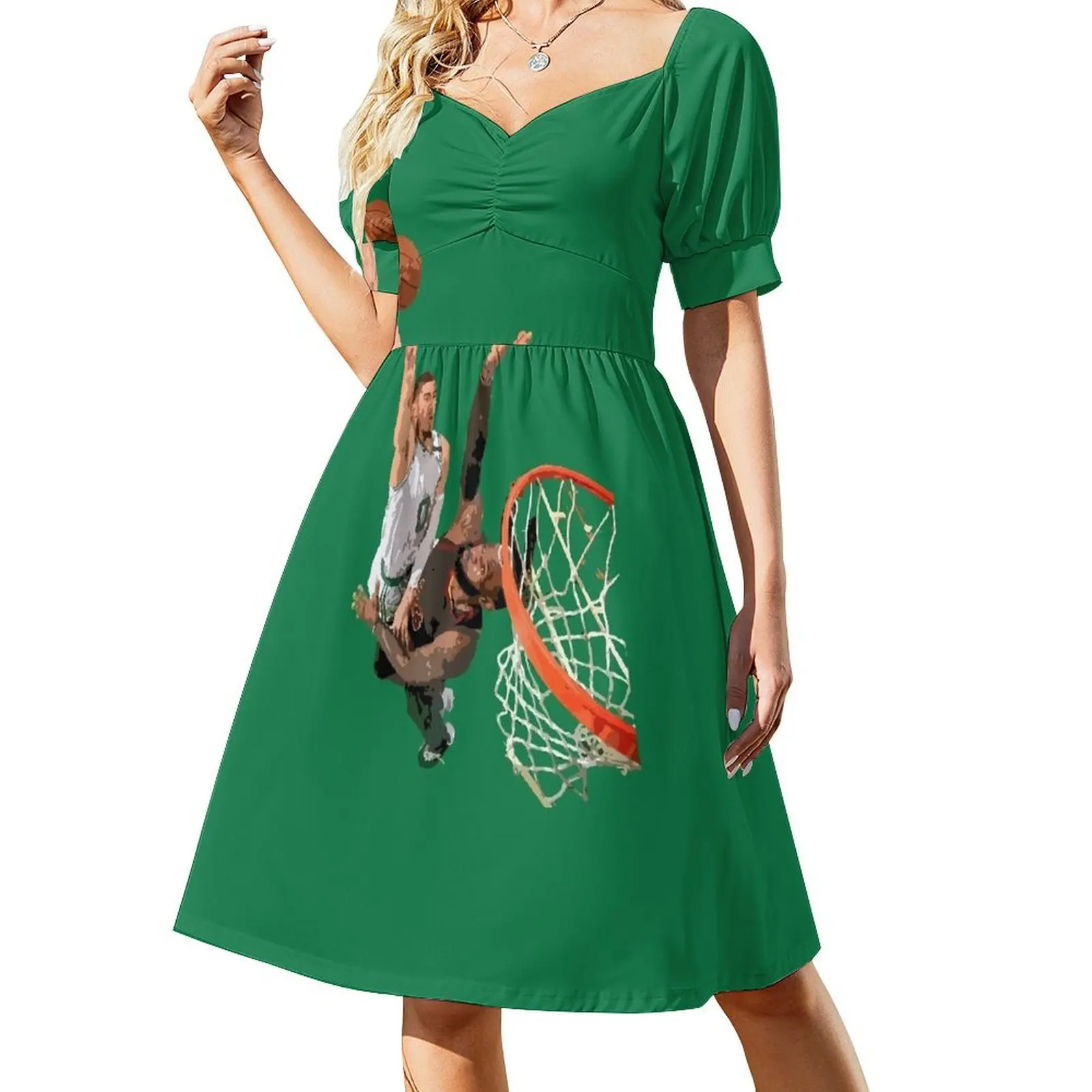 thumbnail image 1 of Vestido de manga corta de Jason Tatum, vestidos de manga larga, vestido de fiesta de lujo para mujer, vestido morado, 1 of 7