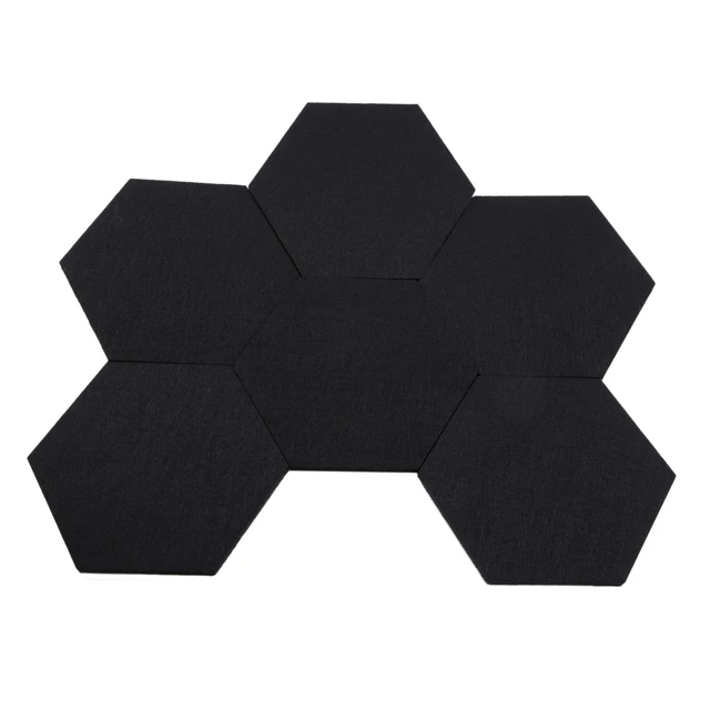 Cork Board Office Memoboard Set 6 Hexagonal Tiles for Walldecor Wall  Decoration 