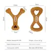Wooden Durable and Interactive Dog Toys for Teeth Cleaning Large Breed Chew Stick Indestructible Tough Durable Dog Toys 5