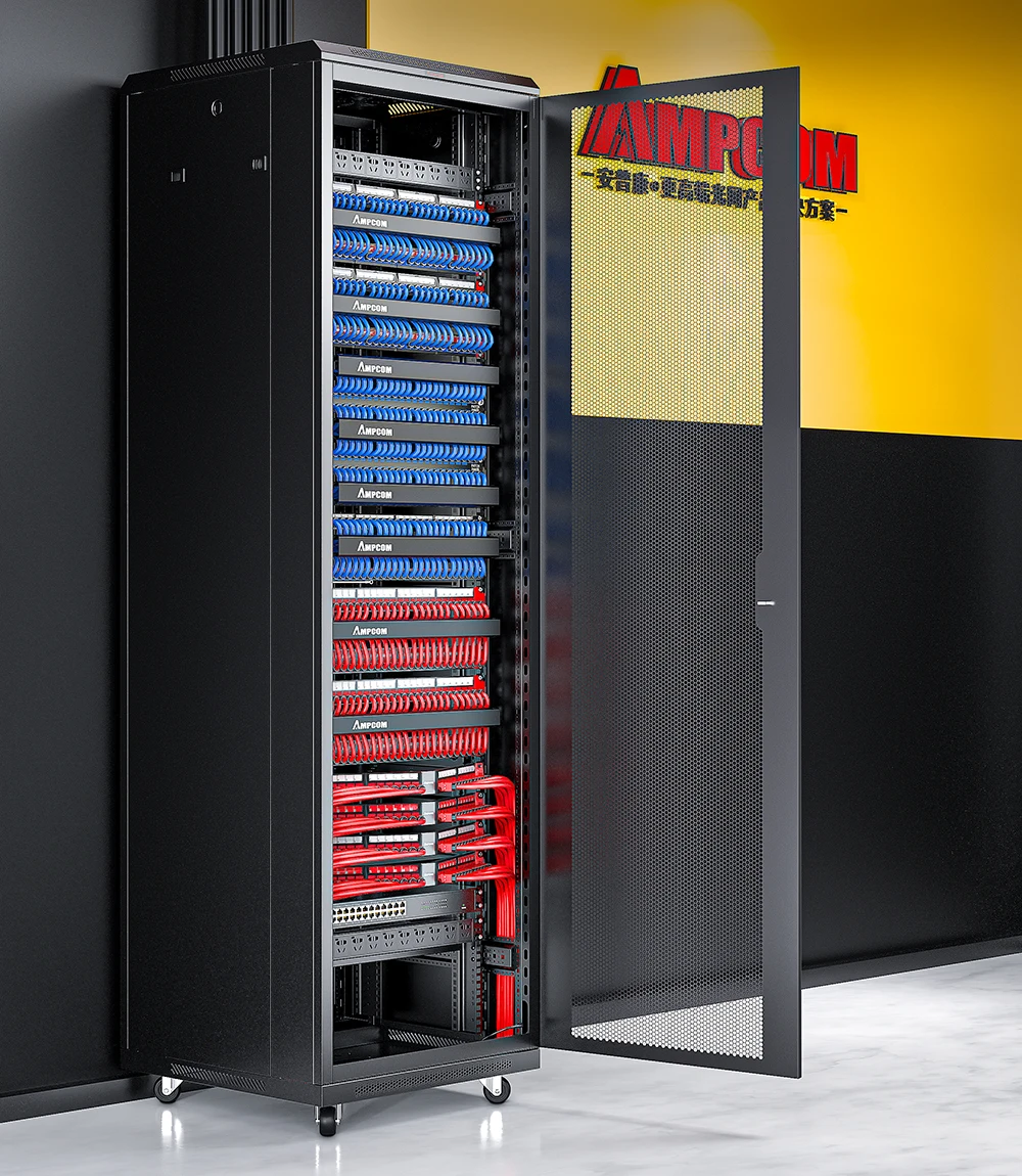 2 Vassoi Per Server 19 Pollici 1U - Organizer Cavi Metallico Con 12 Fessure - Foto 12