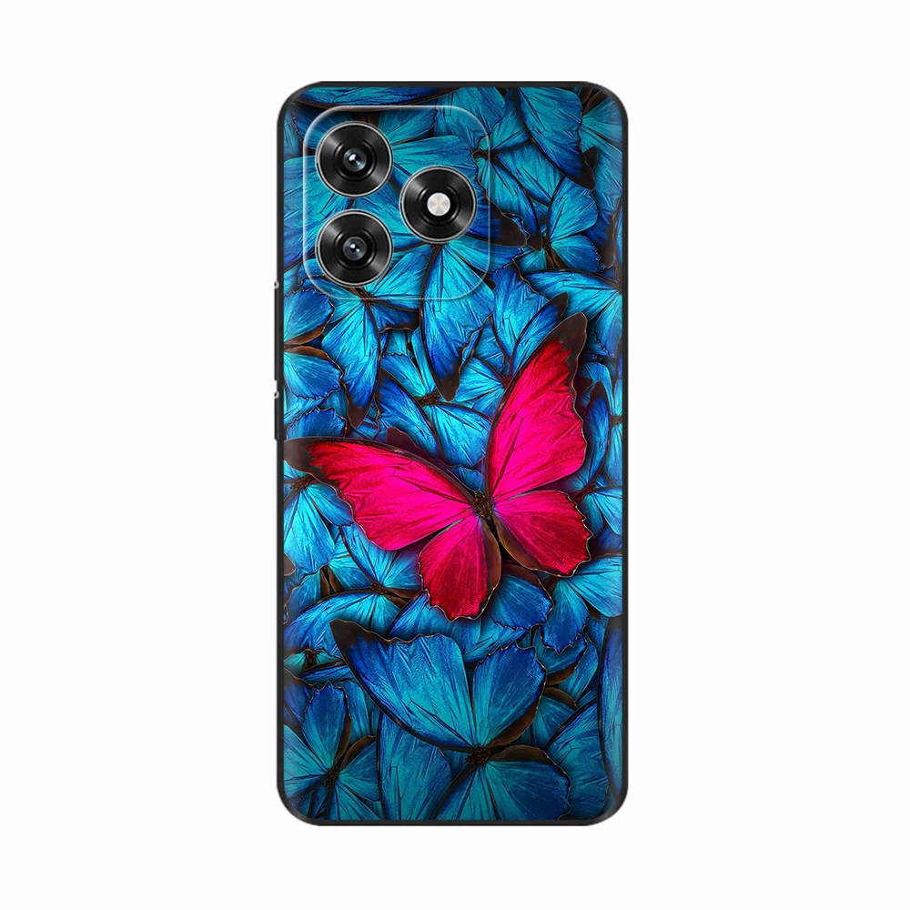 Black Silicone Shockproof Phone Case - Soft Back Cover and Protective Shell