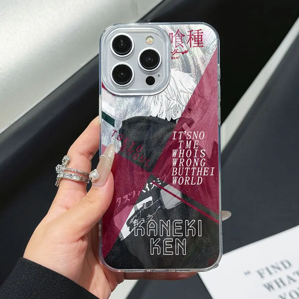 Anime Tokyo Ghoul Feather Texture Hard Phone Case