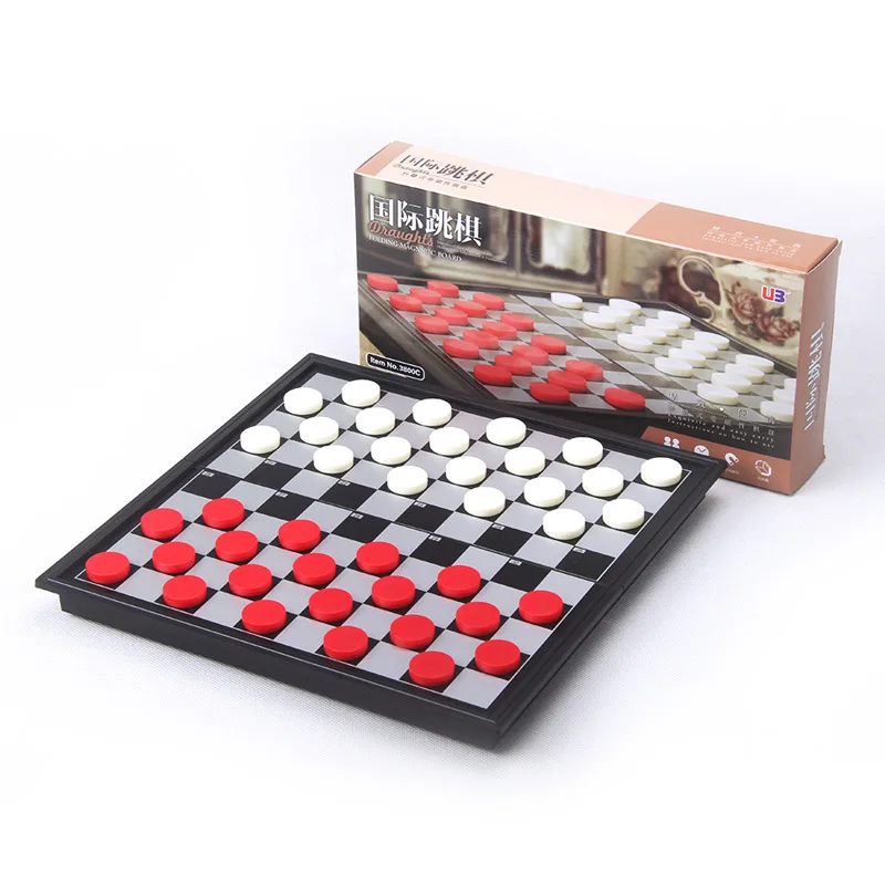 Folding Magnetic Foreign Checkers, 100 Grid, , 20*5, 100
