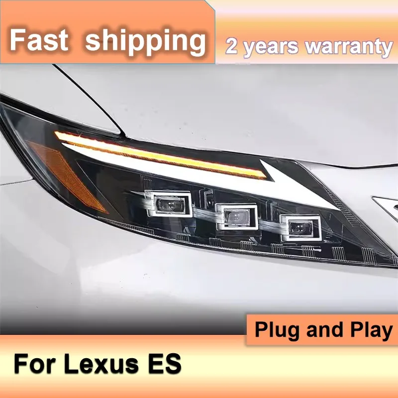 

Автомобильные аксессуары для Lexus ES фары 2013-2014 ES250 фары ES300 DRL сигнал поворота фары ближнего и дальнего света