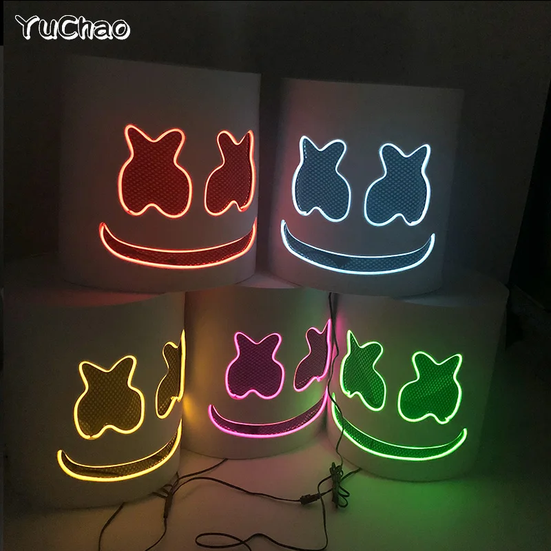 マシュメロ LED 電飾 マスク　高品質　　被り物　メロヘッド　フェス　EDM 41mlA3m6l9L._UY1000_.jpg
