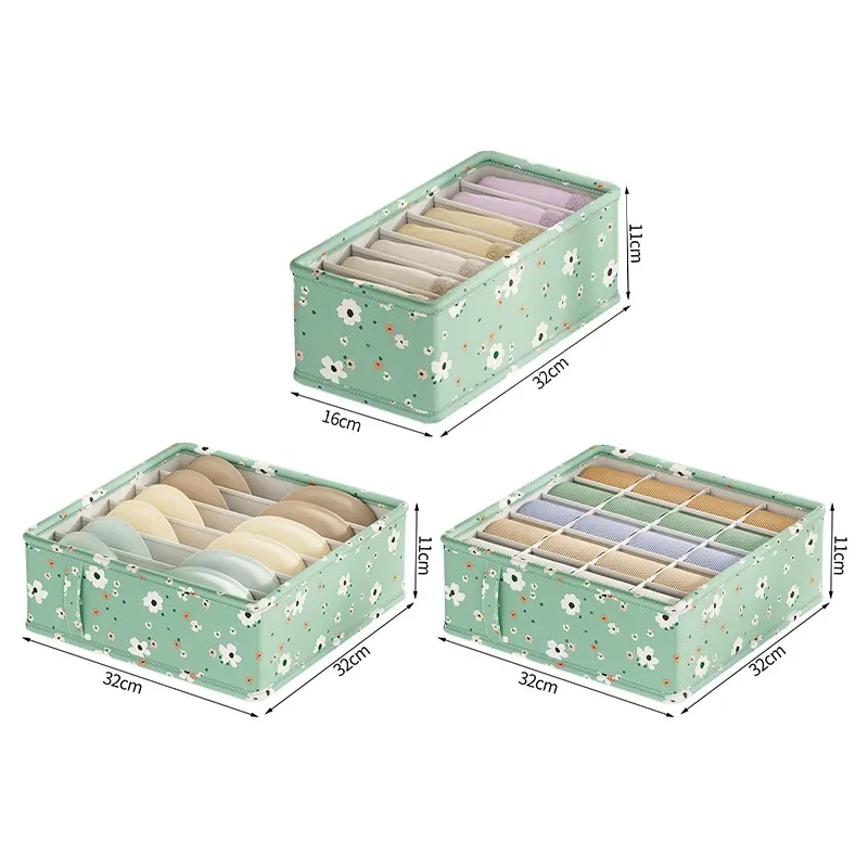 Description Picture 3 of itemUnderwear Cabinet Drawer Organizer Socks Clothing Storage Box Wardrobe Organizer Clothes Ties Pants Bra Socks Storage Organizers
