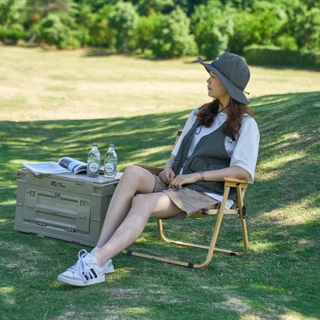 MOBI GARDEN Camping Kermit Chair – Folding Lightweight Iron & Carbon Steel Frame, Portable Outdoor Travel Picnic Fishing Chair 3