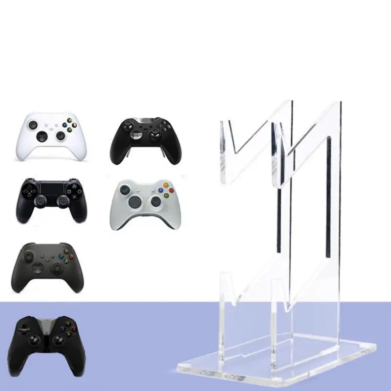Acrylic Controller Holder Shop Display Gamepad Handle Double Layer Bracket Display Joystick Rack Stand Removable