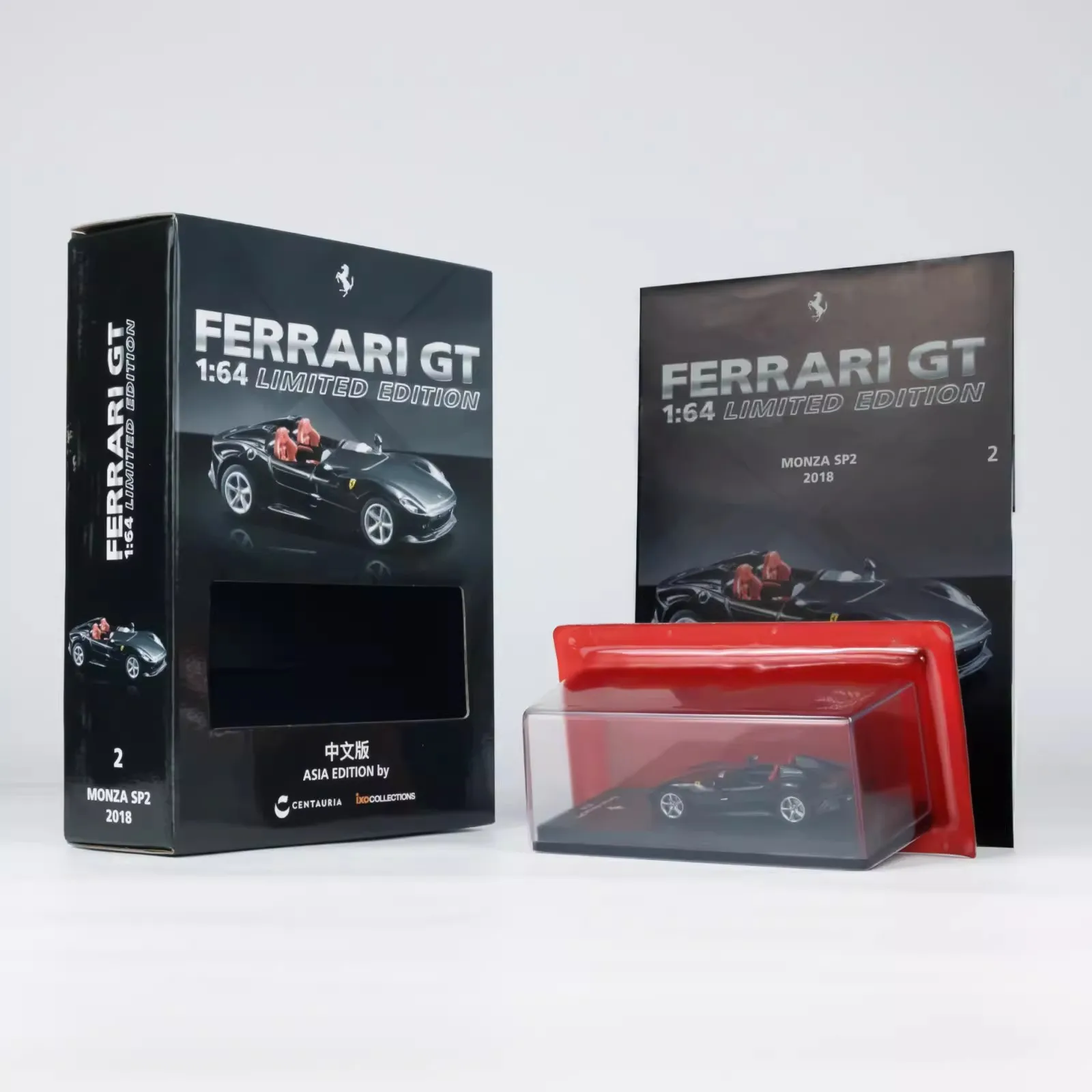 새로운 입고 상품 Ixo Centauria/Ixo 1:64 페라리 250 Gto 로마 합금 미니어처 다이캐스트 모델 데이토나 Sp3 Sp2 Sf90 자동차 장난감 어린이 선물