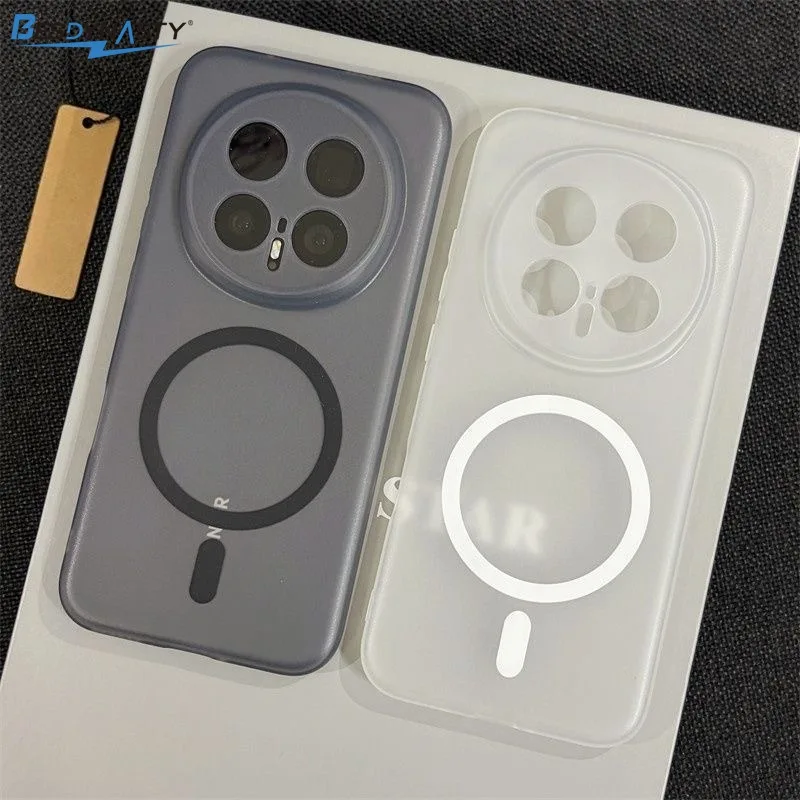Magsafe-Compatible Magnetic Wireless Charging Soft TPU Matte Camera Protection Case