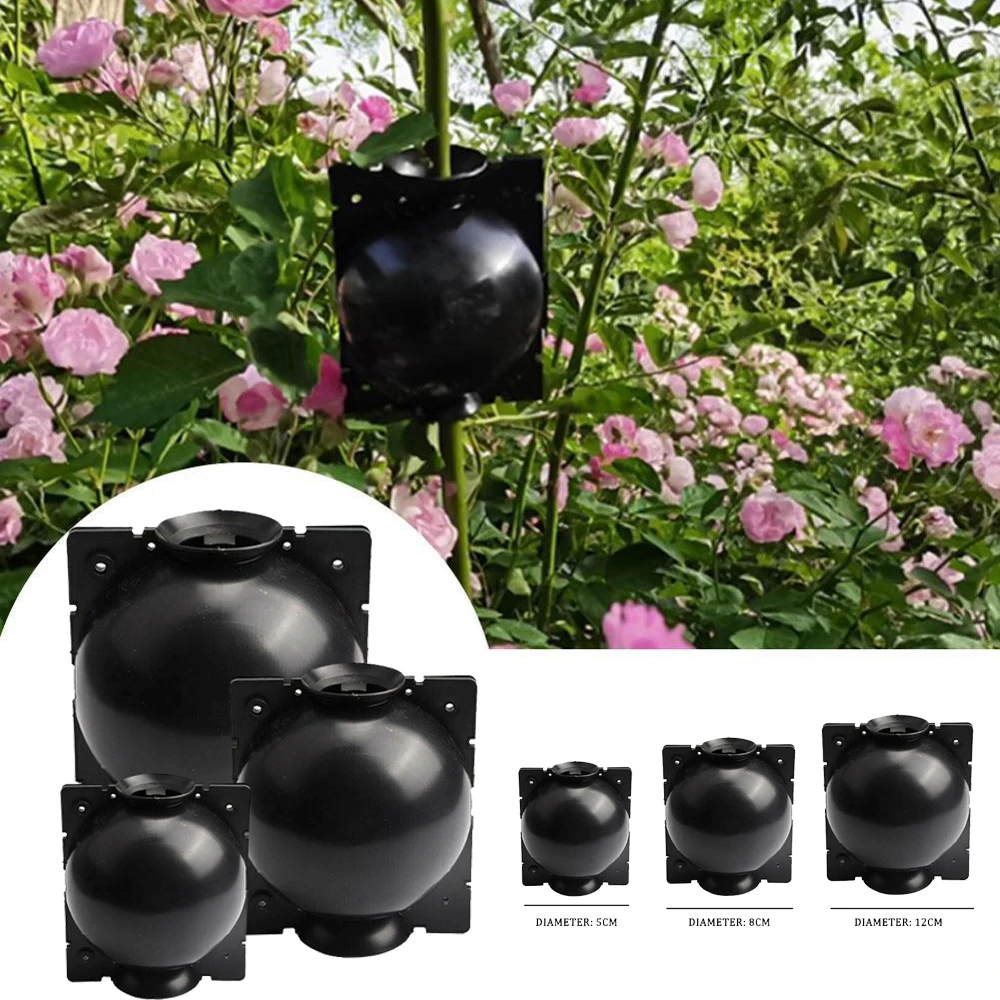 Colore Nero Pianta Radicazione Palla Innesto Rooting Growing Box Custodia Per Allevamento Scatola Ad Alta Pressione Attrezzi Da Giardino