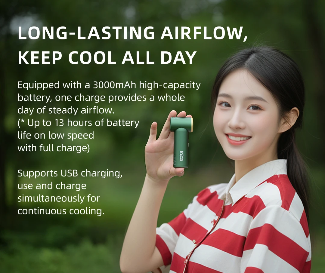 KICA Portable Mini Fan Pocket Air Blower Electric Turbo Fan Compresse Air Duster Rechargeable Metal Body Coolness BBQ Cleaner 5 S2fd4ea4d57374ea691570ac65349f6f3N