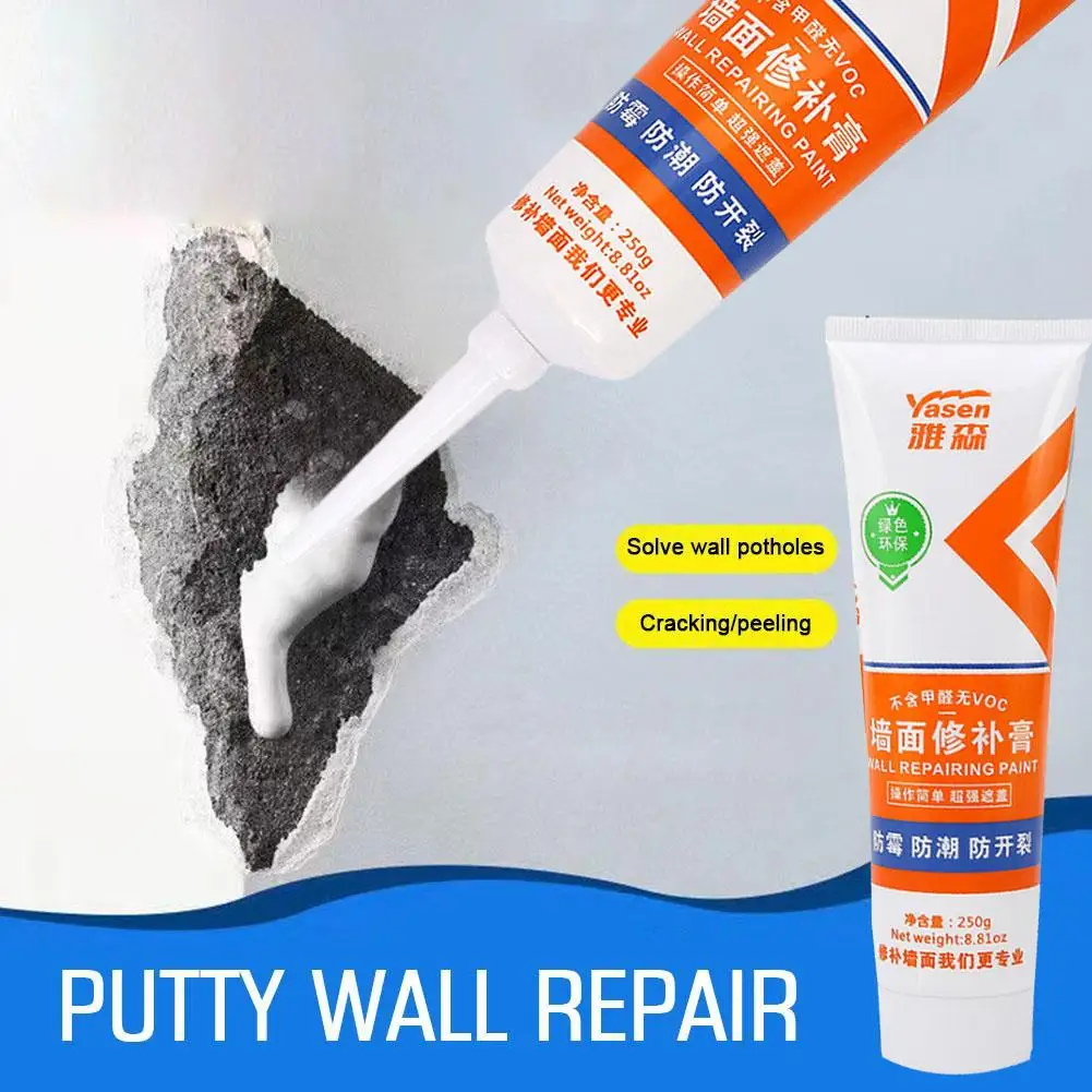 

Universal Mending Paste Repair Cream Wall Repairing Ointment Grout Beautiful Sealant For Cracked Peeled Holes Wall Repair O U1Y4