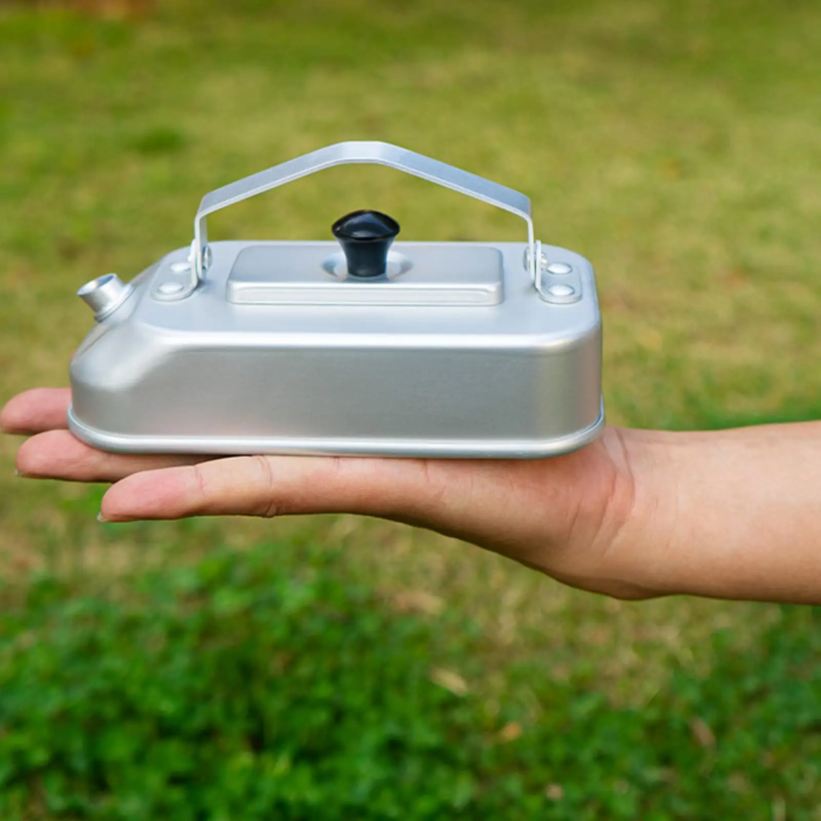 

300ml Camping Water Kettle Outdoor Kettle with Handle Folding Mini Cookware