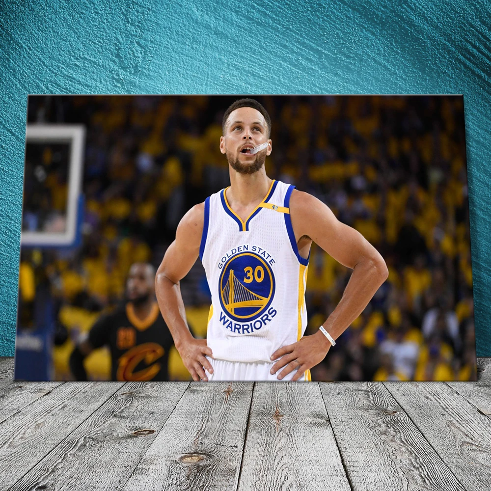 Steph Curry 30 Golden State Warriors player basketball poster