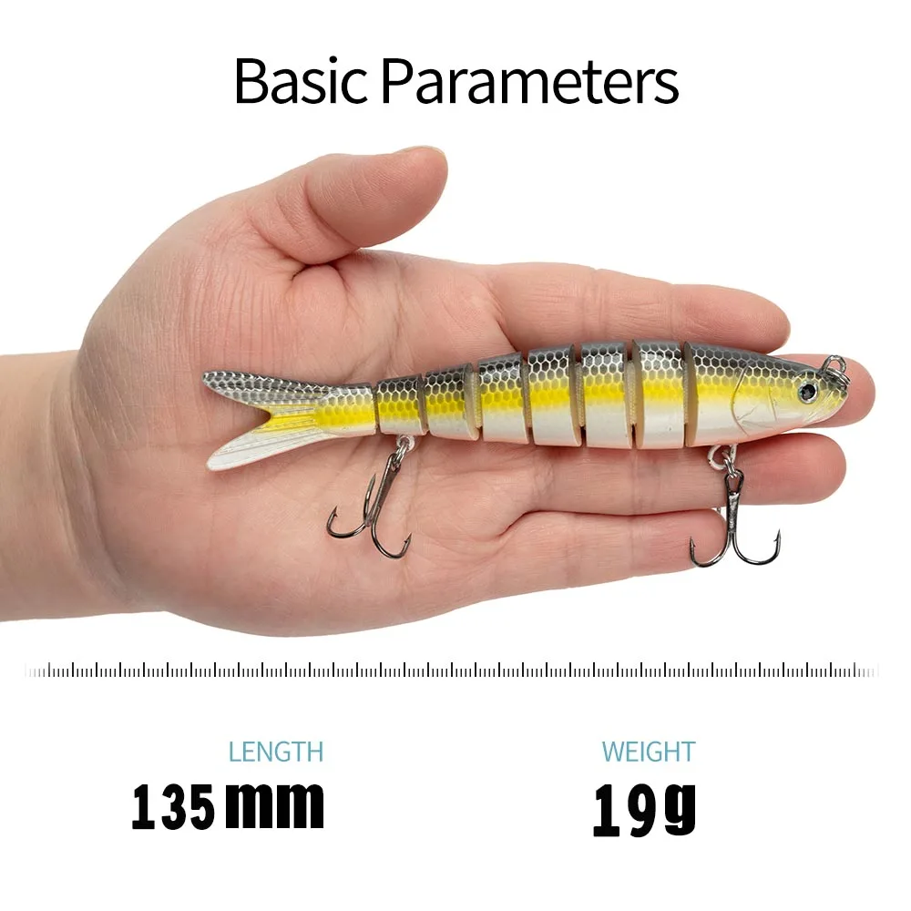 Jerk Bait Fishing Lures 90mm 26g for Musky Pike Suspending Swim Actions  With Nickel Treble Hooks 3D Eyes