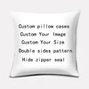 Custom Different Sizes  Thick Pillow Covers Double Sides Pattern Pillow Cases Rectangle Square Pillow Case Covers 1