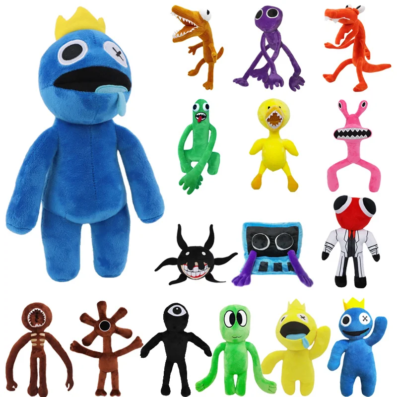 Rainbow Friends Plush Toy Doors Cartoon Game Character Doll Kawaii Blue  Monster Soft Stuffed Toys for Children Christmas Gifts - AliExpress