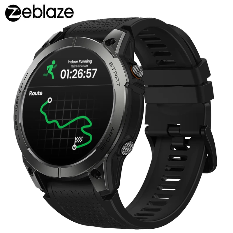 

Zeblaze Stratos 3 Pro GPS Smart Watch Bluetooth Calling Wristwatch 1.43" Ultra HD AMOLED Display 100+ Watch Faces Sport Modes